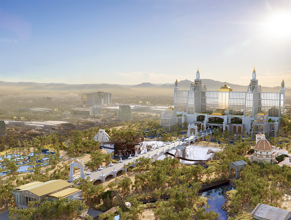 Photograph of the reimagined Desert Kingdom